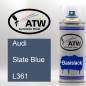 Preview: Audi, Slate Blue, L361: 400ml Sprühdose, von ATW Autoteile West.